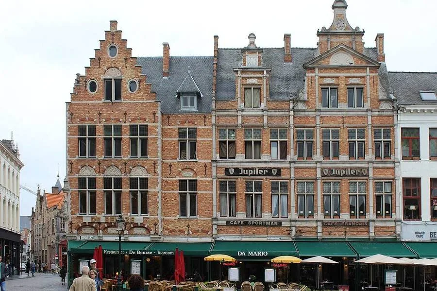 Restaurants am Markt in Brügge