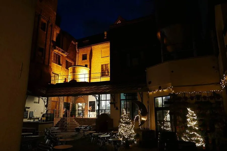 Brauerei De Halve Maan in Brügge am Abend
