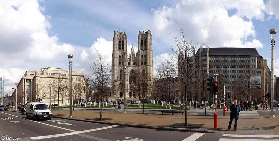 Die Kathedrale St. Michael und St. Gudula in Brüssel
