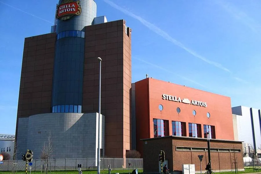 Gebäude der Stella-Artois-Brauerei in Löwen