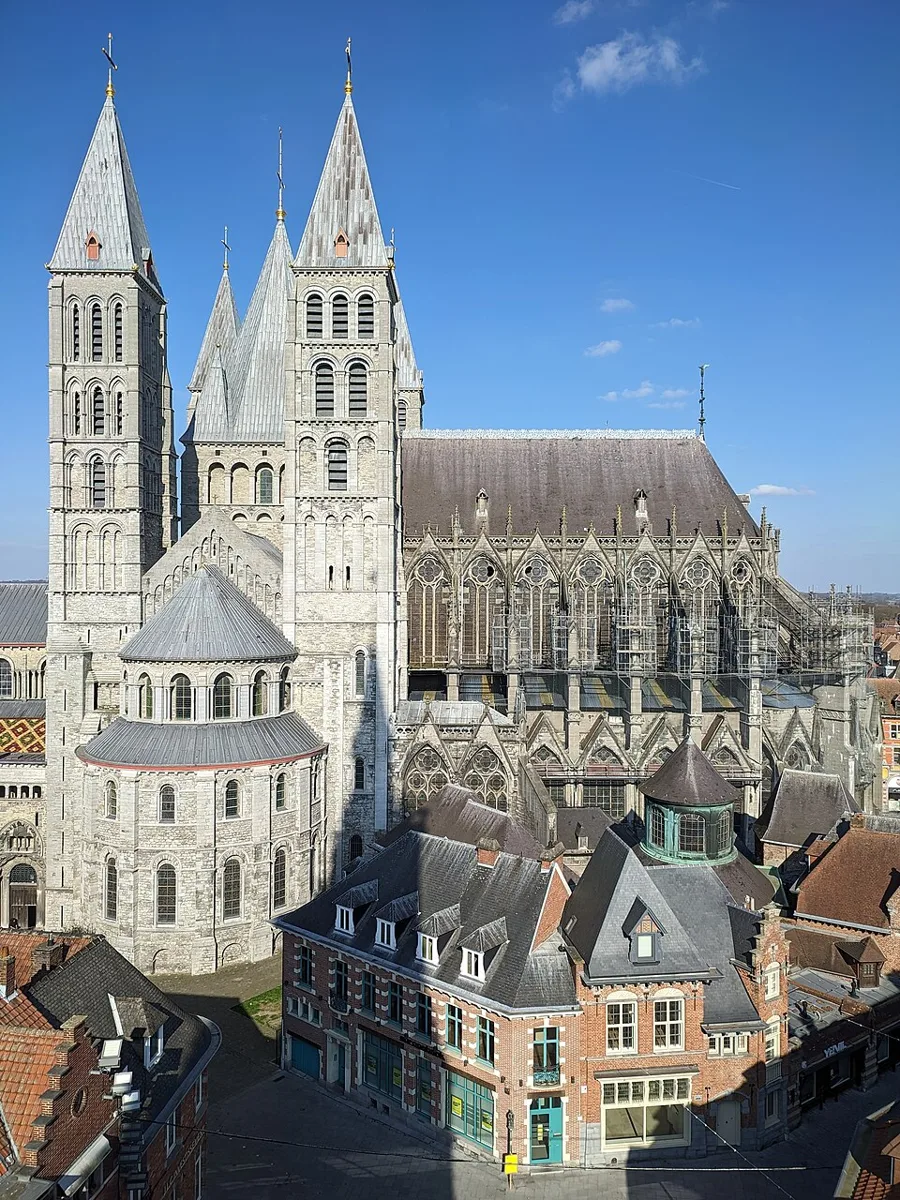 Die fünf Türme der Kathedrale von Tournai