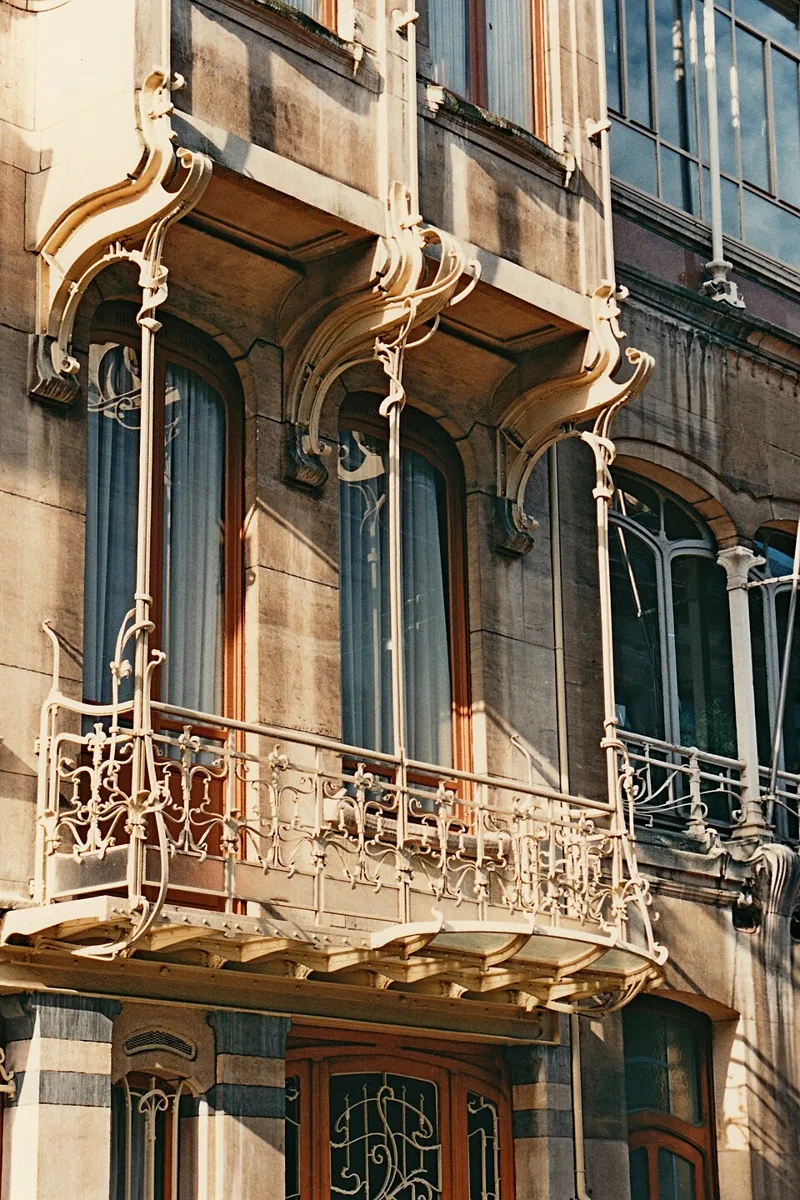 Balkon am ehemaligen Wohnhaus Victor Hortas