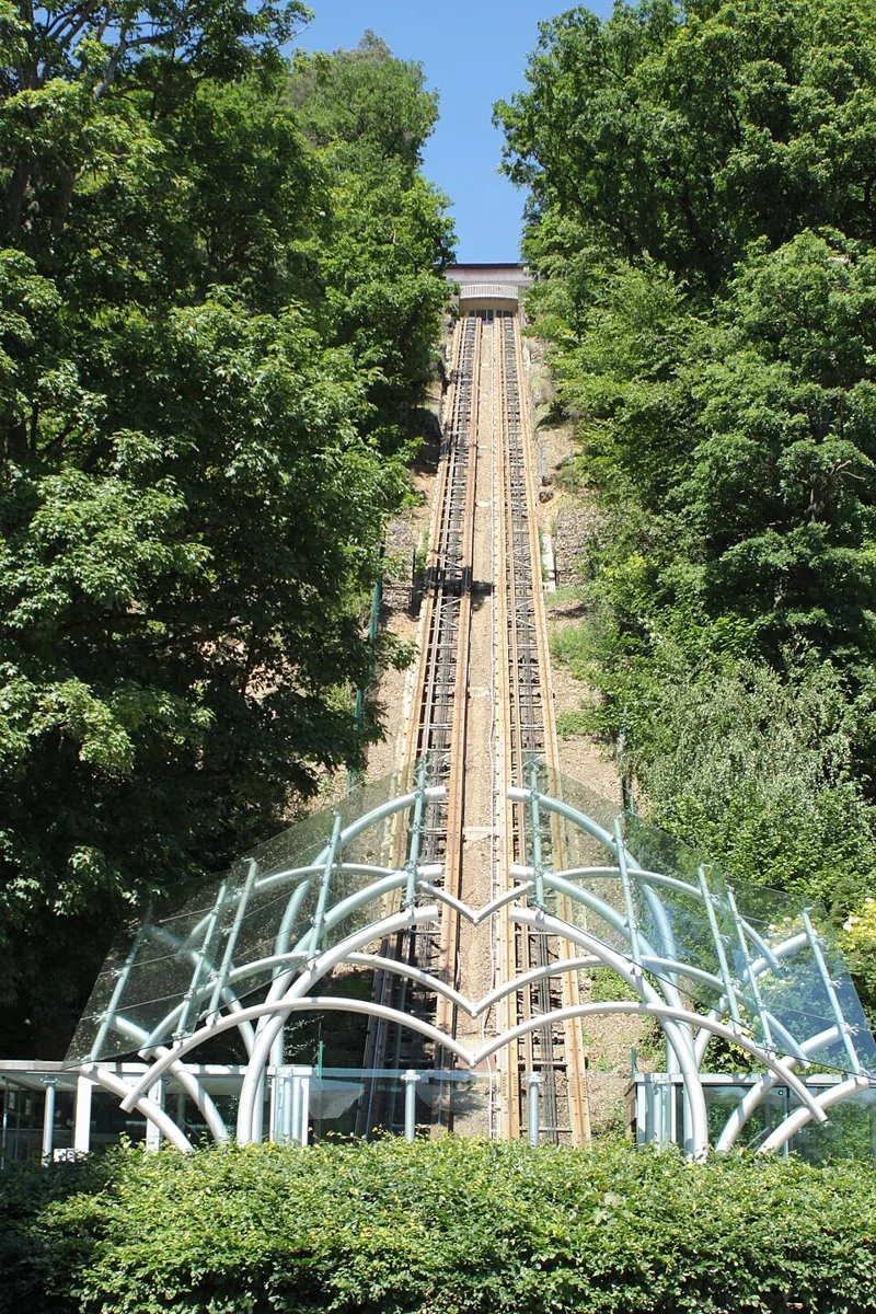Standseilbahn zu den Thermen von Spa