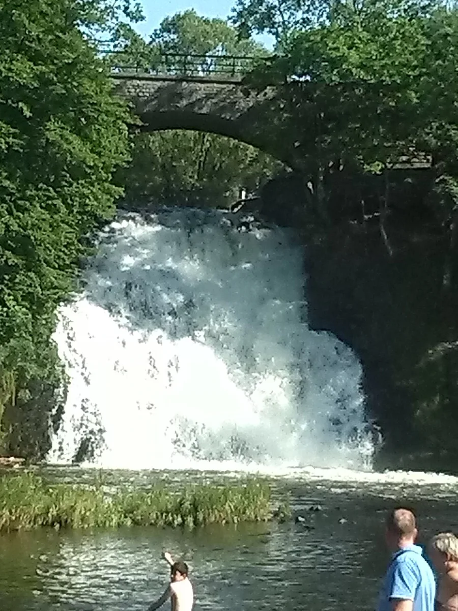 Die Wasserfälle von Coo aus einer anderen Perspektive
