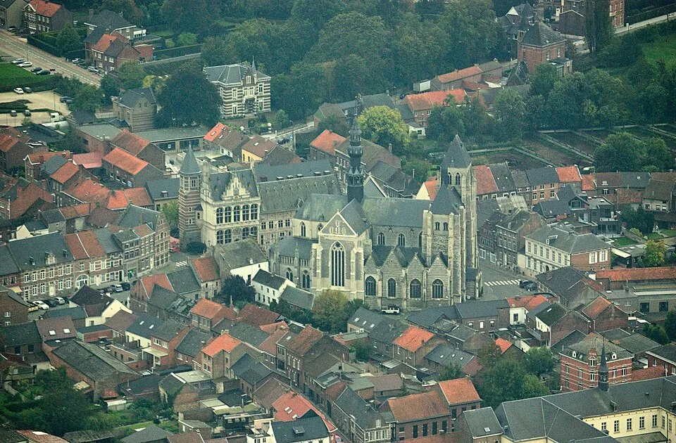 Luftansicht von Zoutleeuw