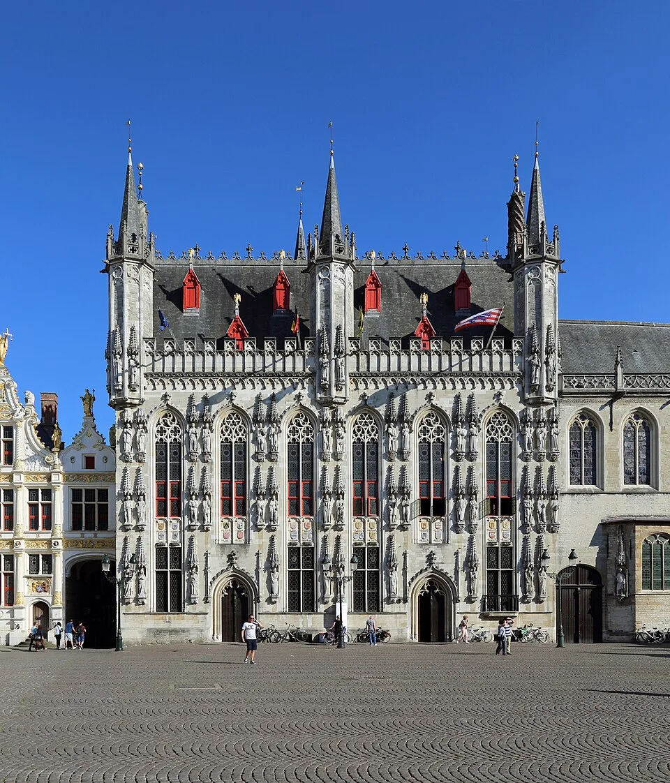 Rathaus am Burgplatz in Brügge
