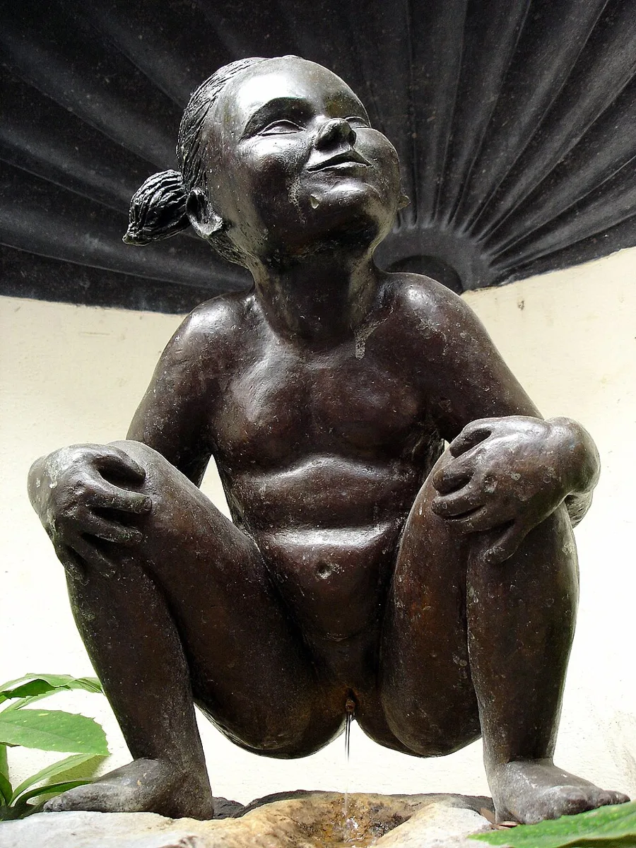 Brunnenfigur Jeanneke Pis in Brüssel