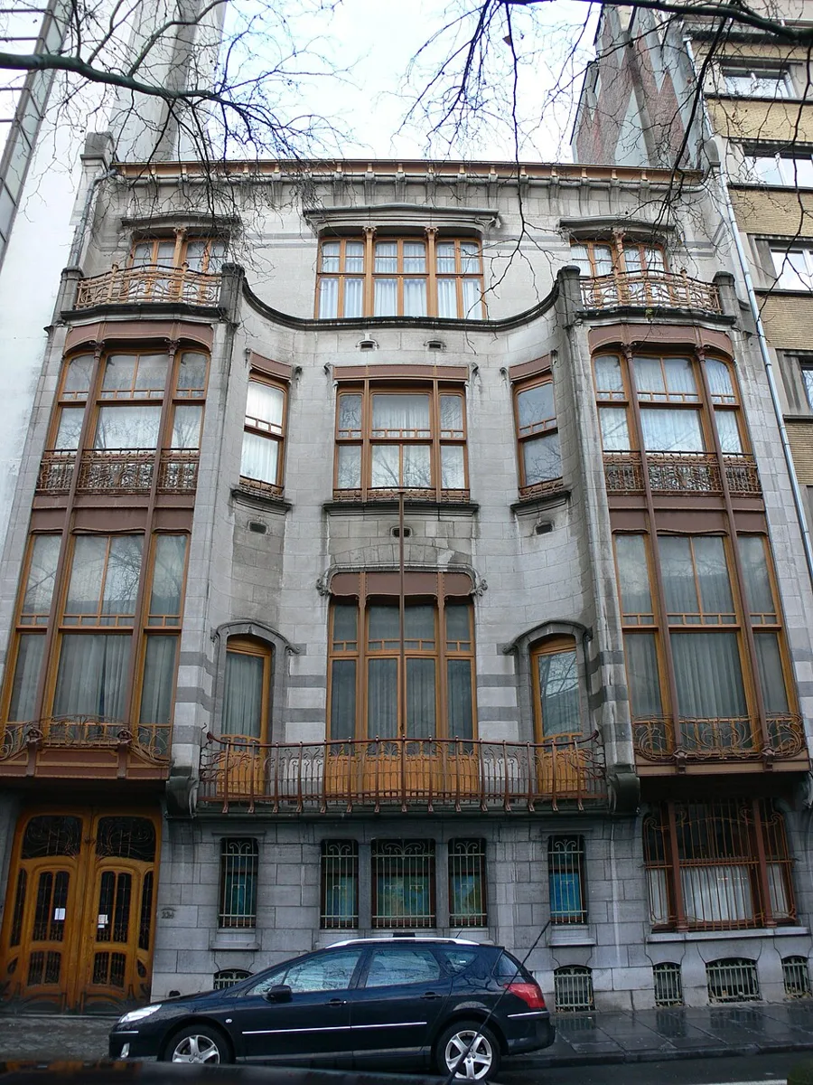 Fassade des Hôtel Solvay in Brüssel