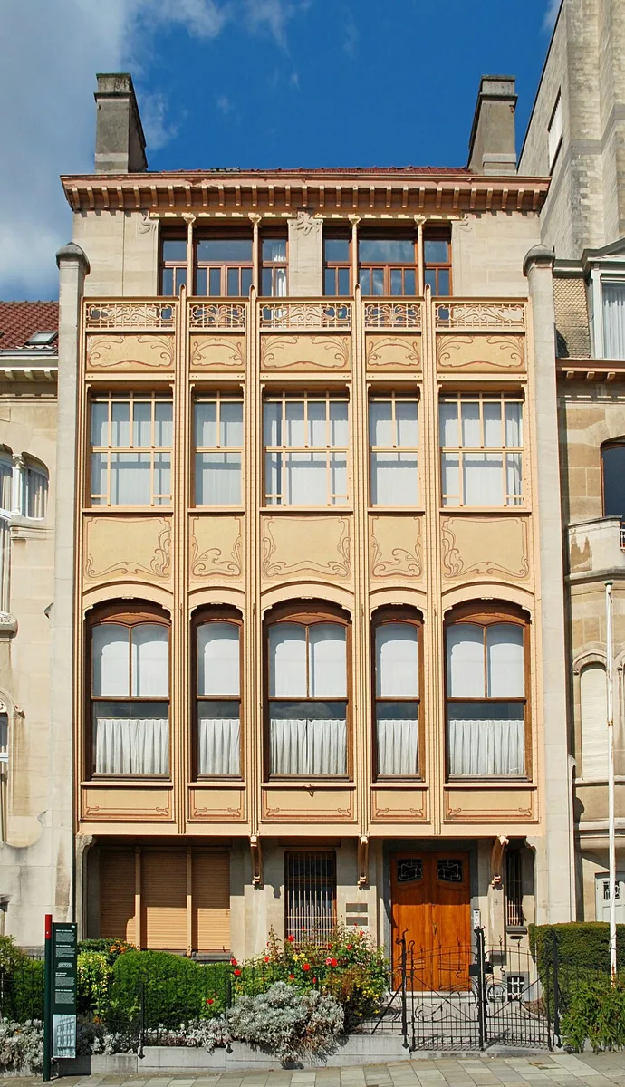 Fassade des Hôtel van Eetvelde in Brüssel