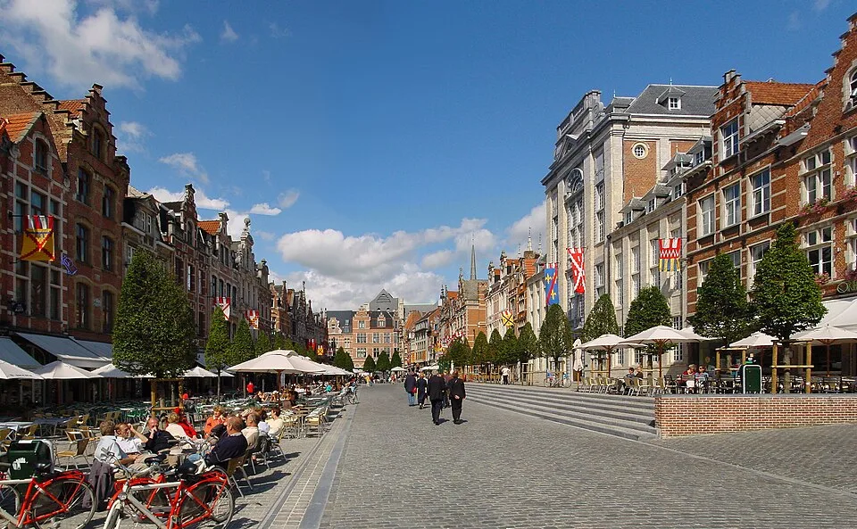 Terrassen am Oude Markt in Löwen