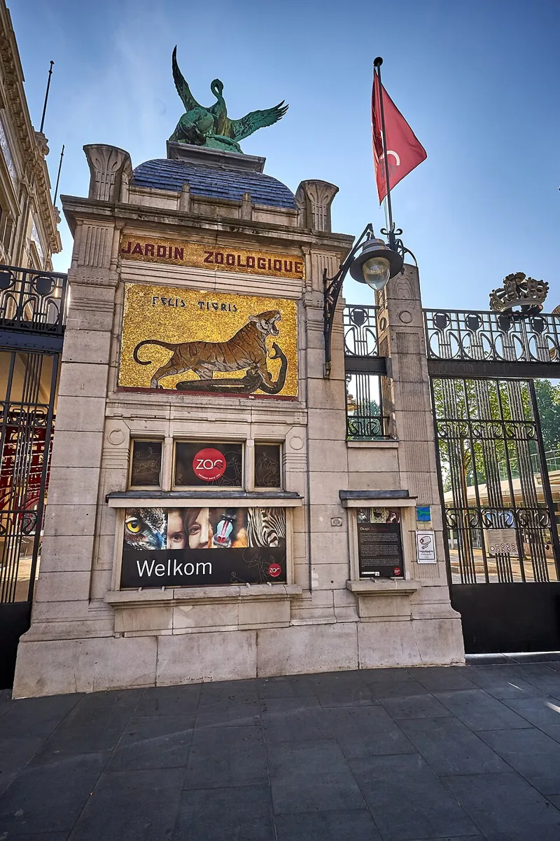 Eingang des Zoos Antwerpen