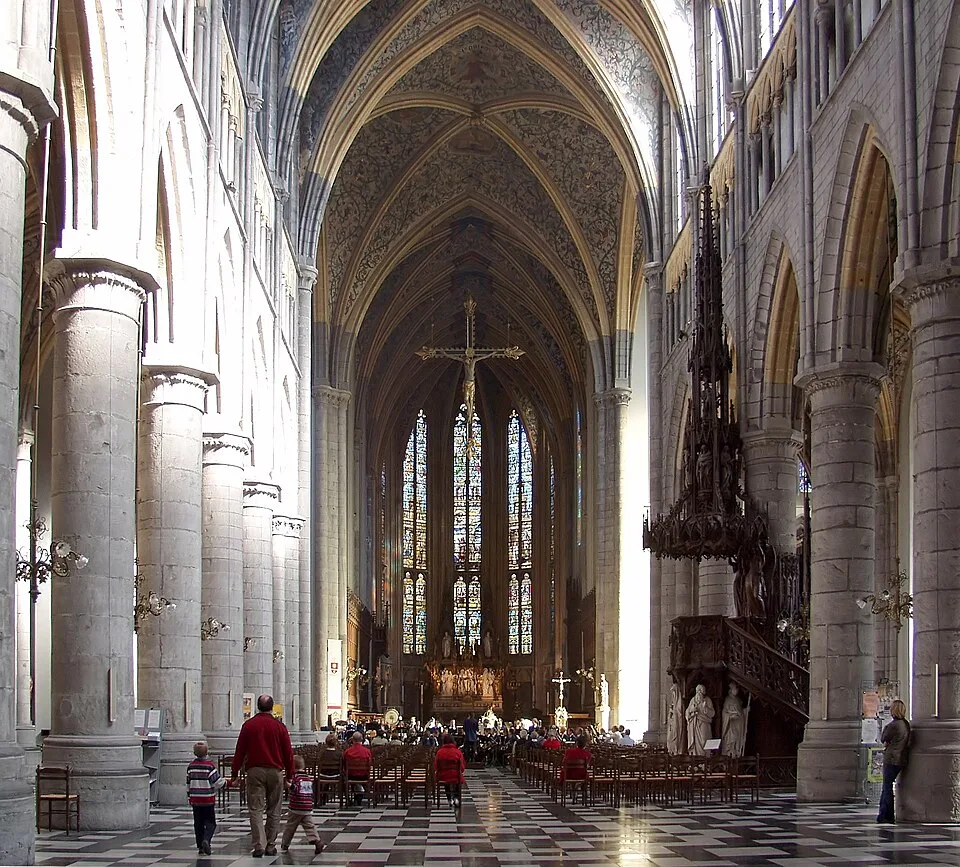 Innenraum der Kathedrale Saint-Paul in Lüttich