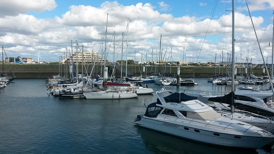 Jachthafen von Nieuwpoort