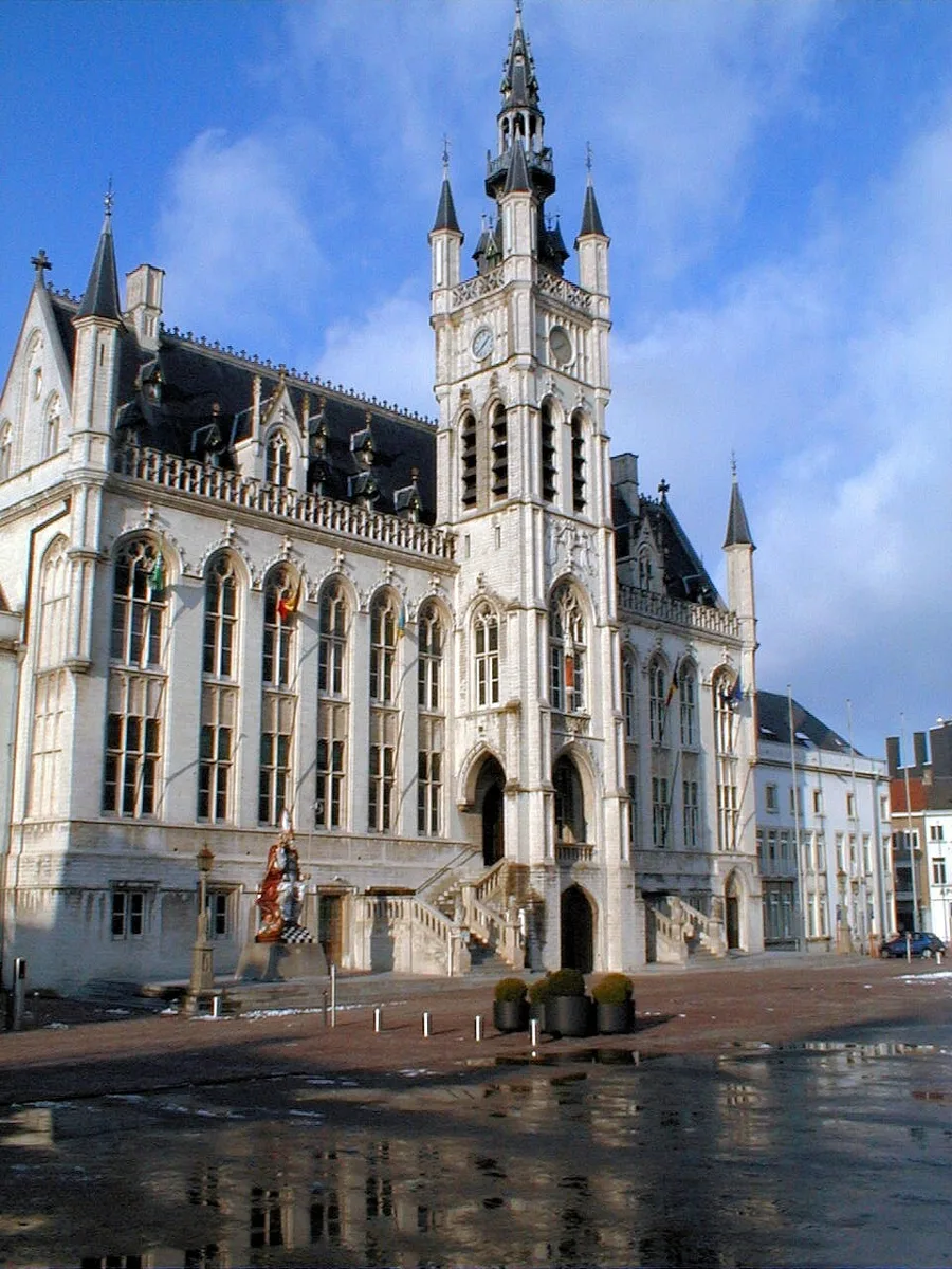 Rathaus am Grote Markt in Sint-Niklaas